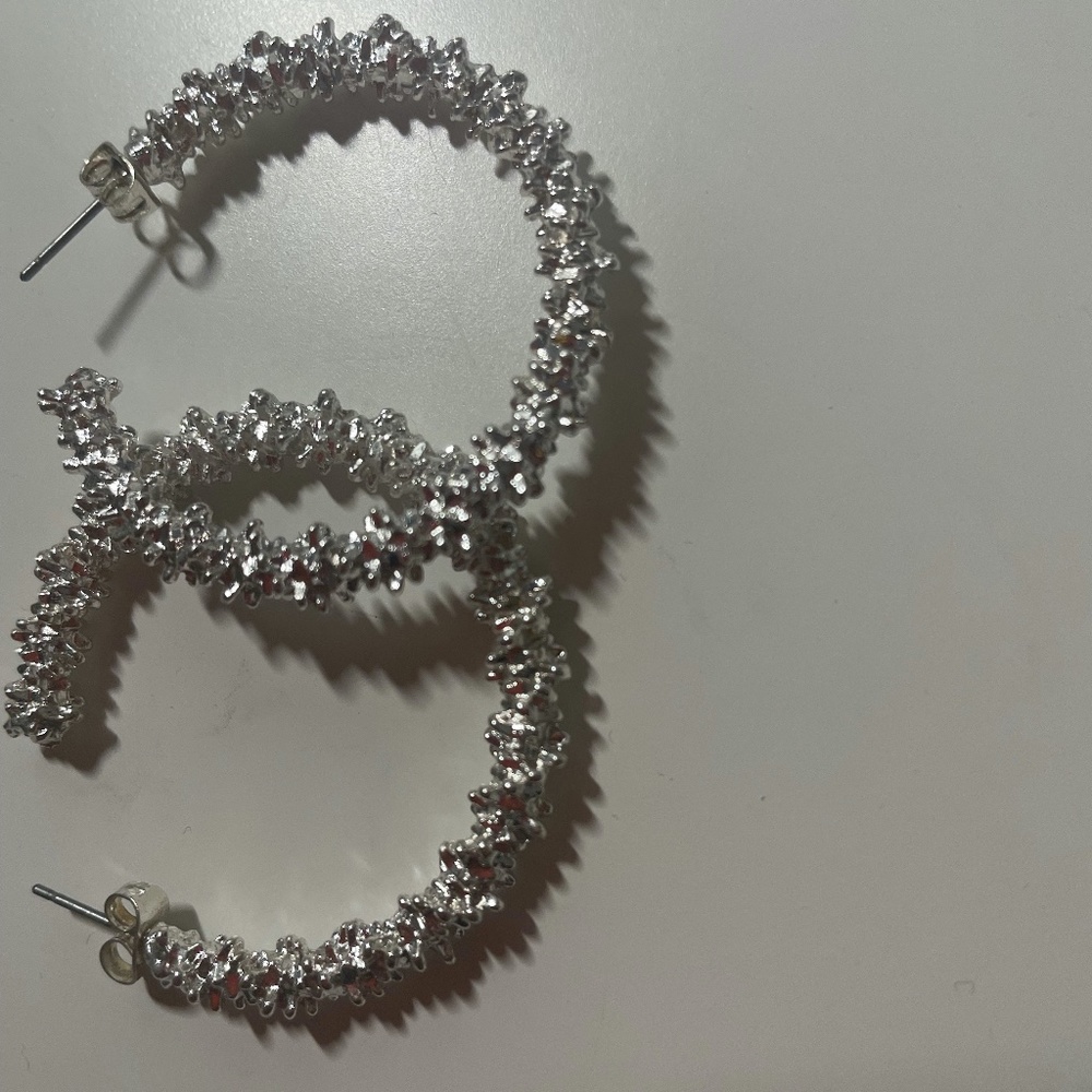 Silver earrings for women